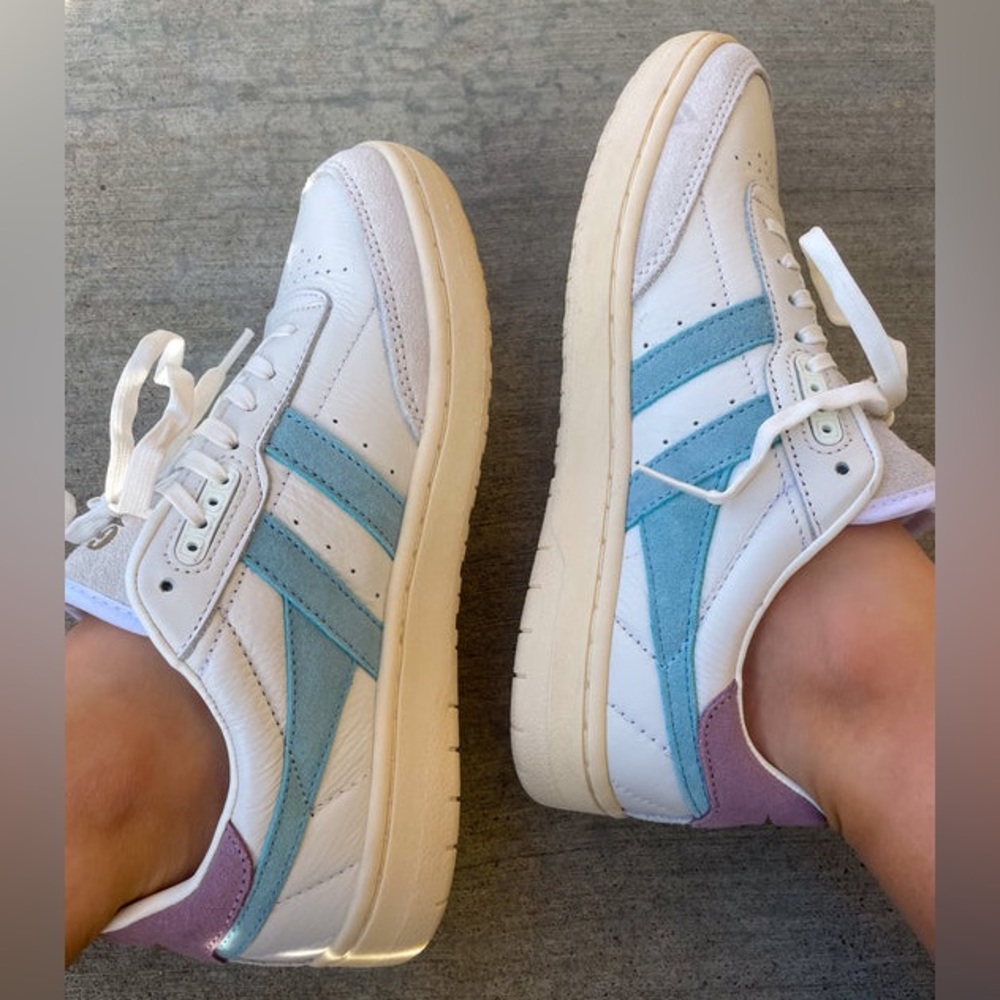 Gola Women's White and Blue Sneakers